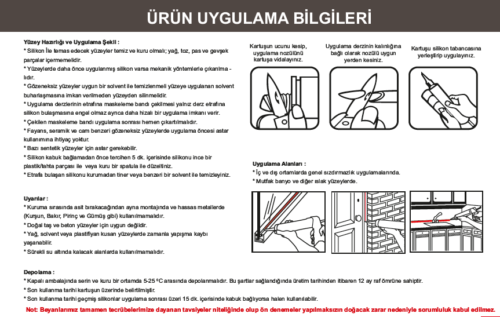 Genel Amaçlı Silikon Şeffaf
